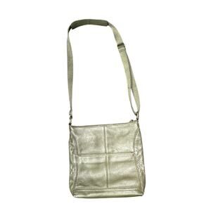 THE SAK Lucia Olive Green Leather Cross Body Bag. Clean Excellent
